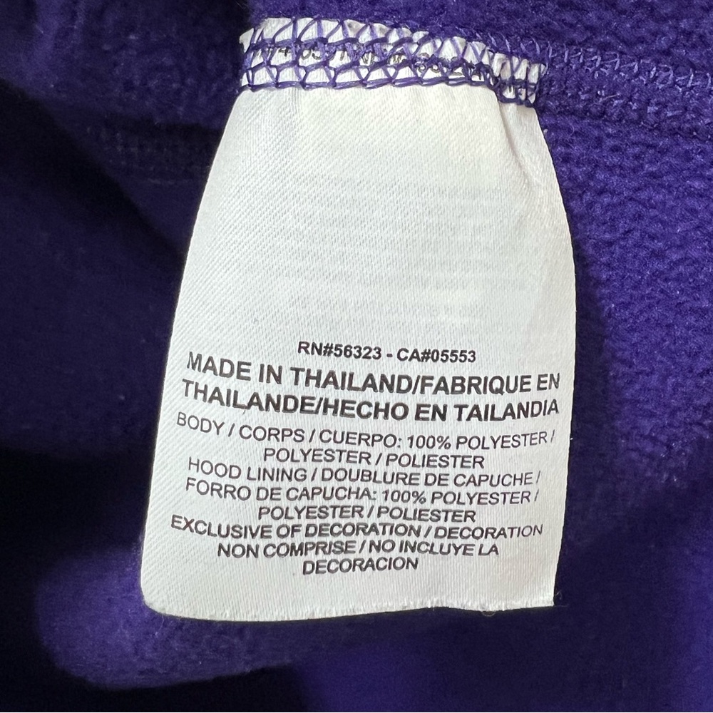 Nike All-Time Print Swoosh Purple Women’s Therma-fit Hoodie - Picture 7 of 7